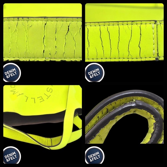 Stella McCartney Neon Yellow Tote Bag - Picture 16 of 16